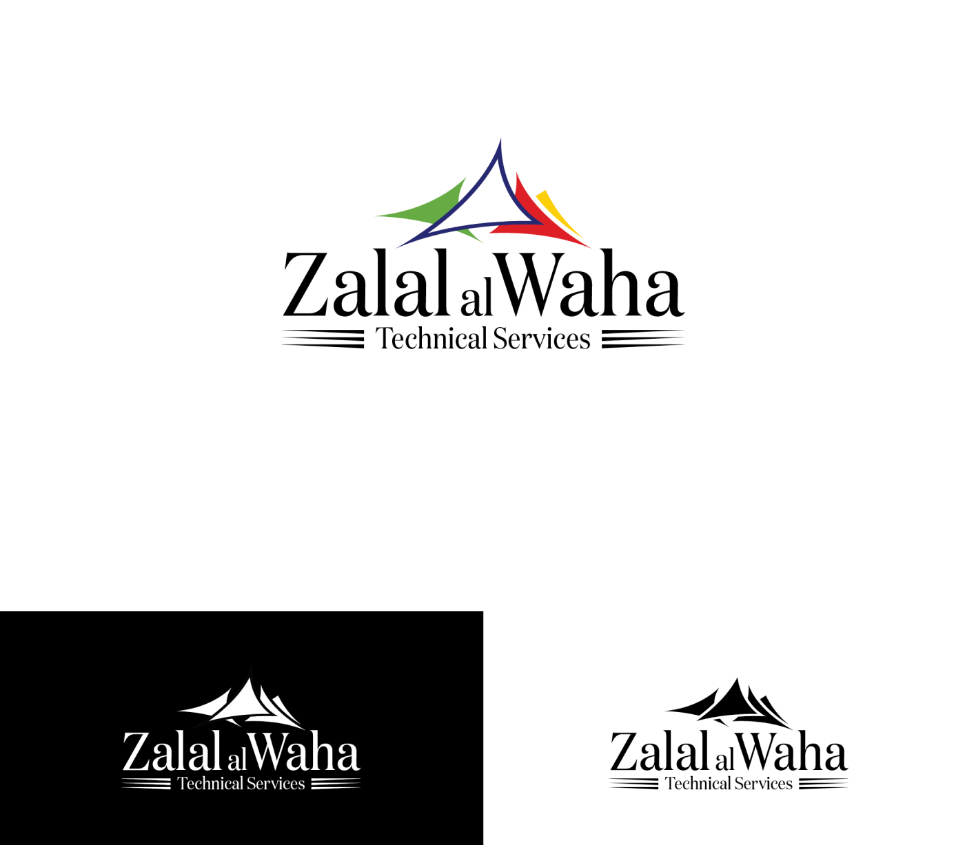 Logo for Zalal Al Waha Technical Services Tents. Shades, Experts in United Arab Emirates